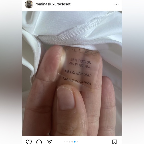 🤍Alexis “Huxley” White Ruffle Dress Button Down 🤍 - Picture 9 of 10